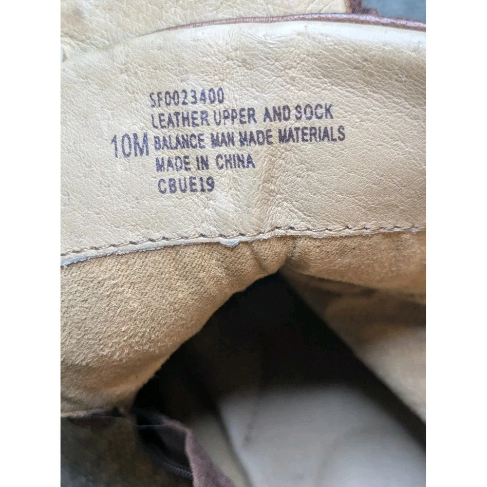 Sofft Women's Brown Leather Ankle Zip Up Boots Bootie Size 10 M Platform Heel